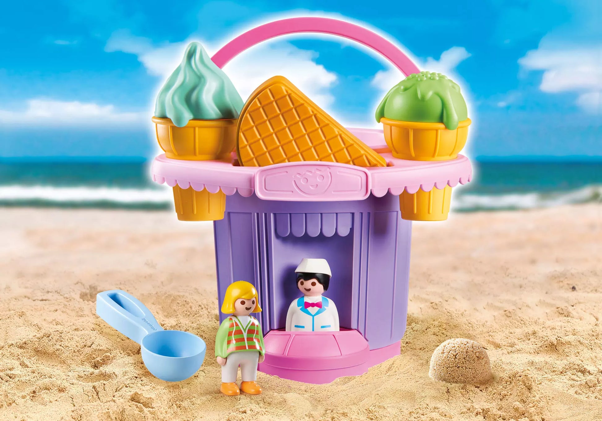 Playmobil 9406 1-2-3 Sand Sandeimerchen Eisdiele - plegobil
