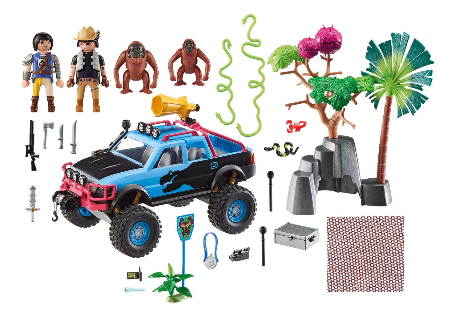Playmobil 9407 Super 4 Monster Truck Alex und Rock Brock - plegobil