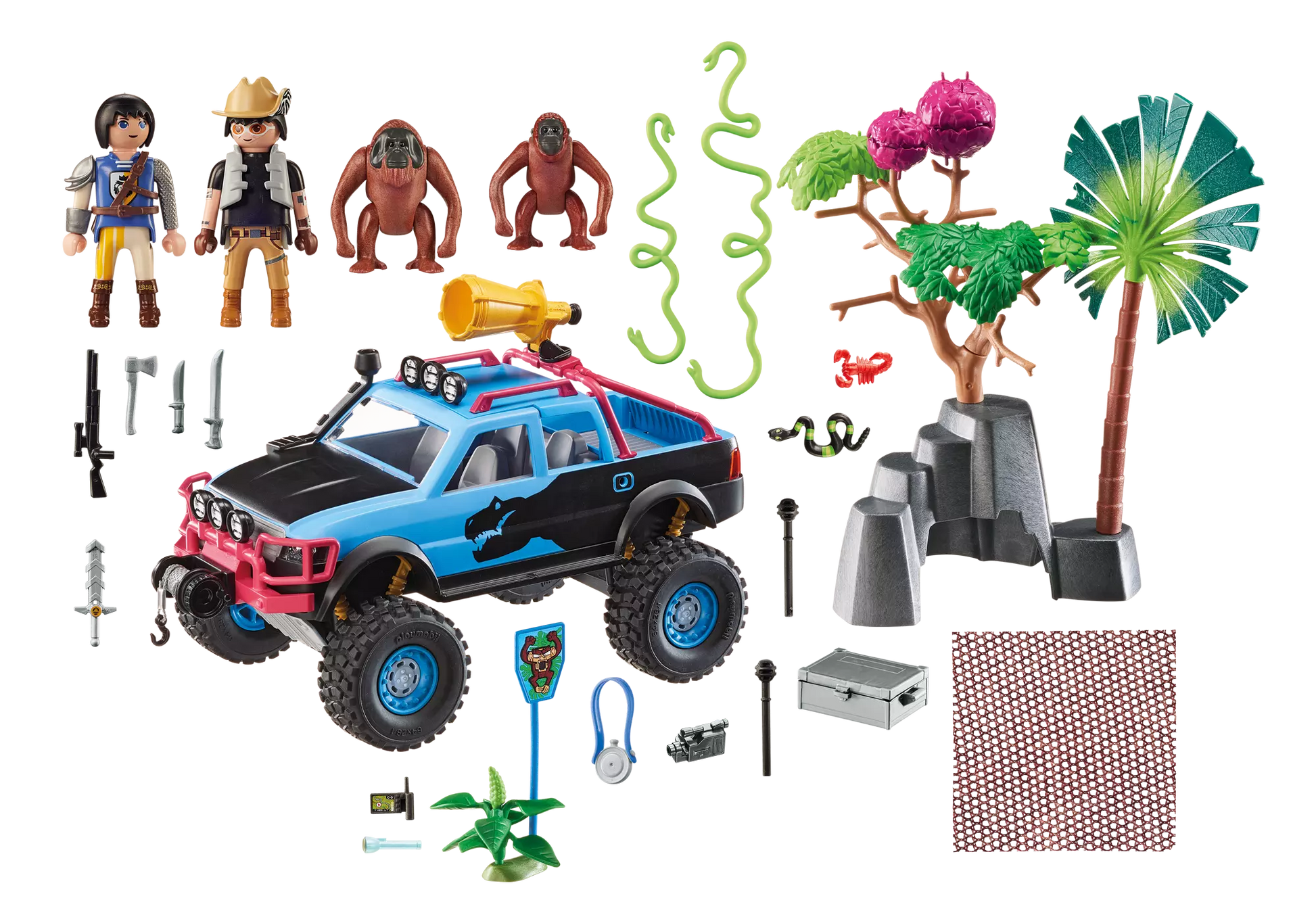 Playmobil 9407 Super 4 Monster Truck Alex und Rock Brock - plegobil