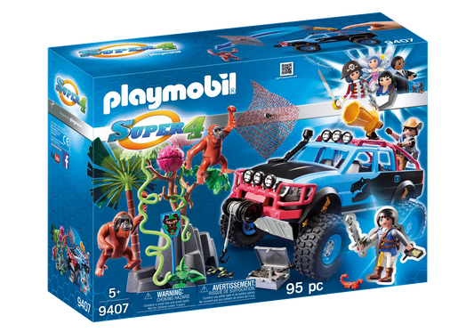 Playmobil 9407 Super 4 Monster Truck Alex und Rock Brock - plegobil