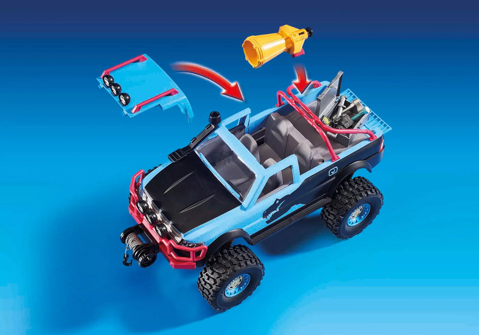 Playmobil 9407 Super 4 Monster Truck Alex und Rock Brock - plegobil