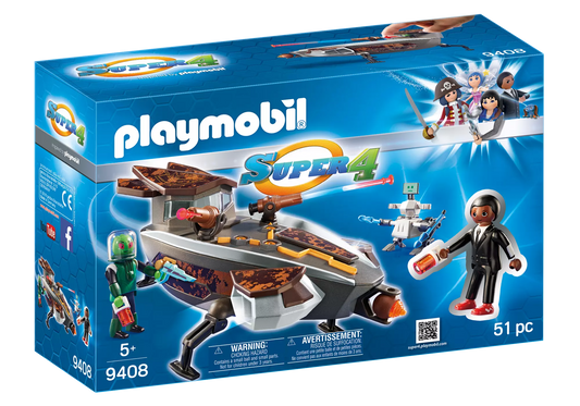 Playmobil 9408 Super 4 Sykronischer Raumgleiter - plegobil