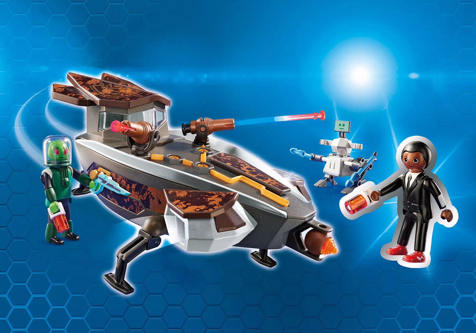 Playmobil 9408 Super 4 Sykronischer Raumgleiter - plegobil