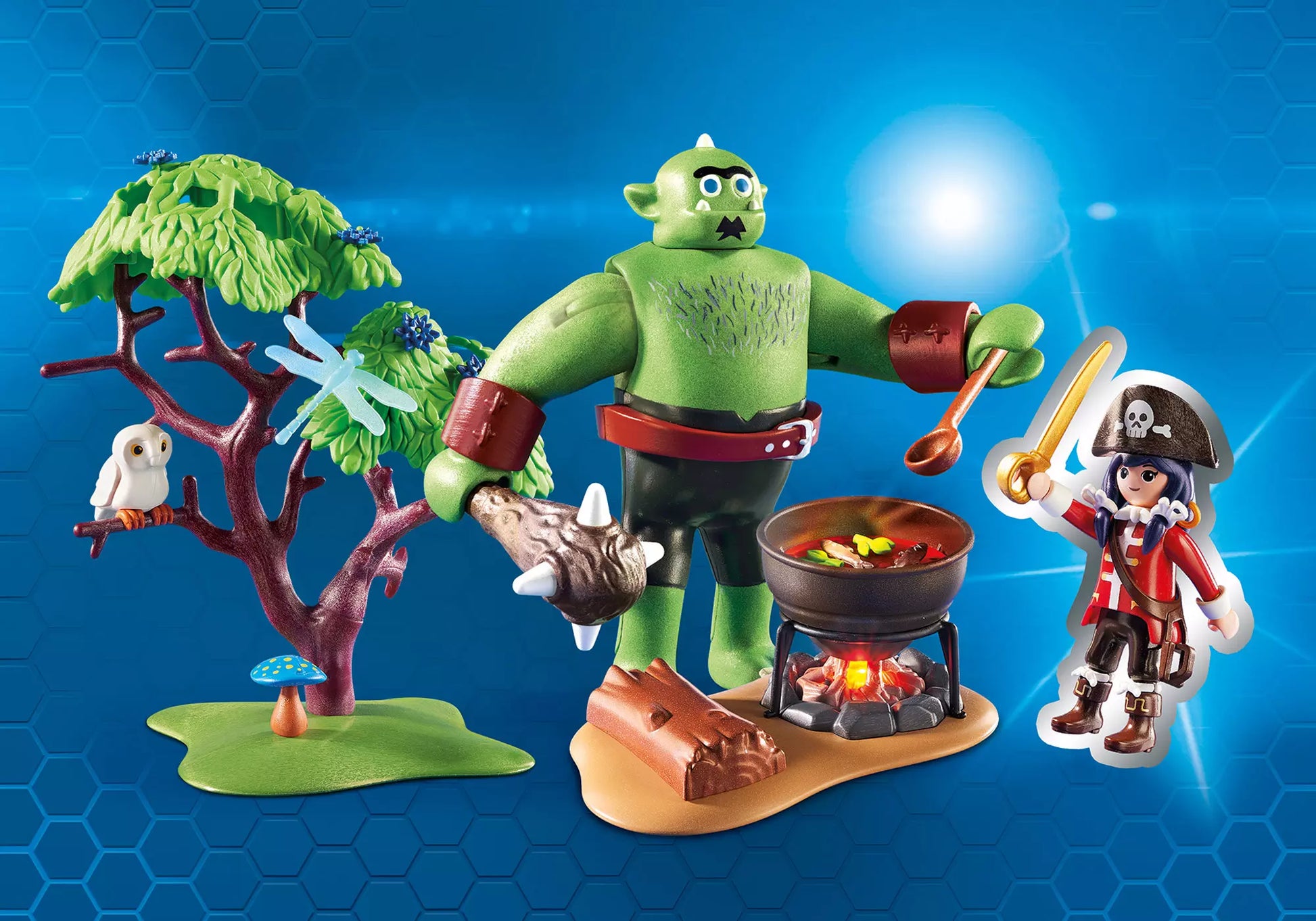 Playmobil 9409 Super 4 Riesen-Oger mit Ruby - plegobil