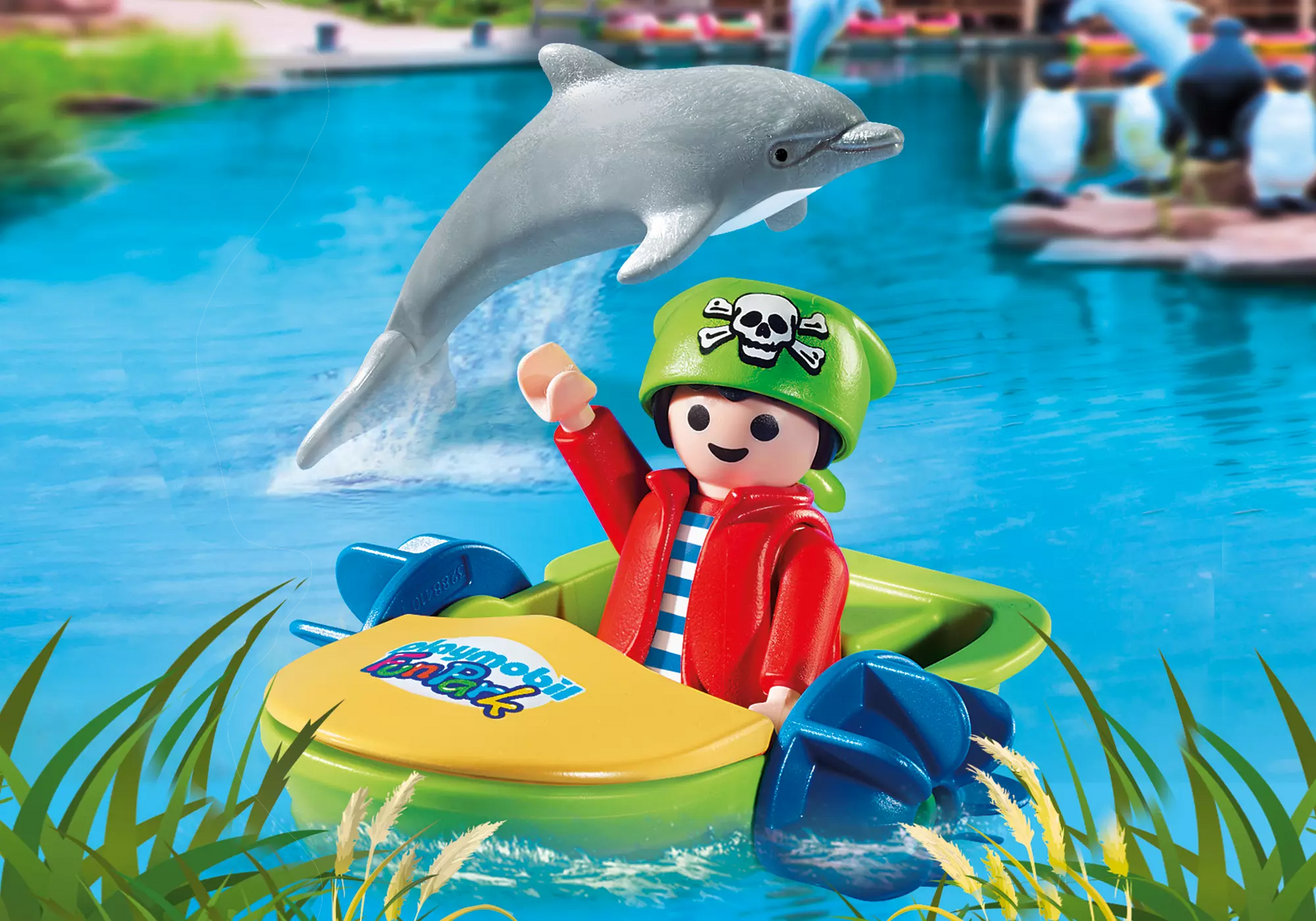 Playmobil 9412 Fun Park Charity-Figur für Ein Herz für Kinder - plegobil