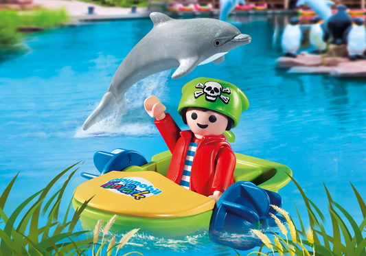 Playmobil 9412 Fun Park Charity-Figur für Ein Herz für Kinder - plegobil