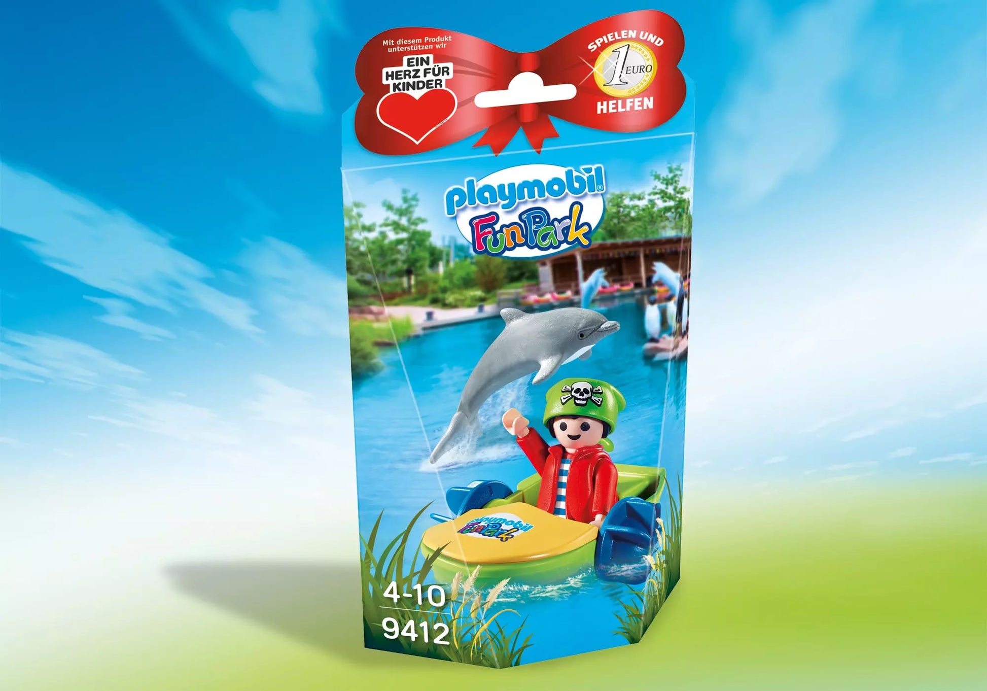 Playmobil 9412 Fun Park Charity-Figur für Ein Herz für Kinder - plegobil