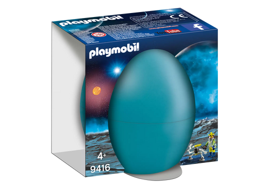 Playmobil 9416 Osterei Space-Agent mit Roboter - plegobil