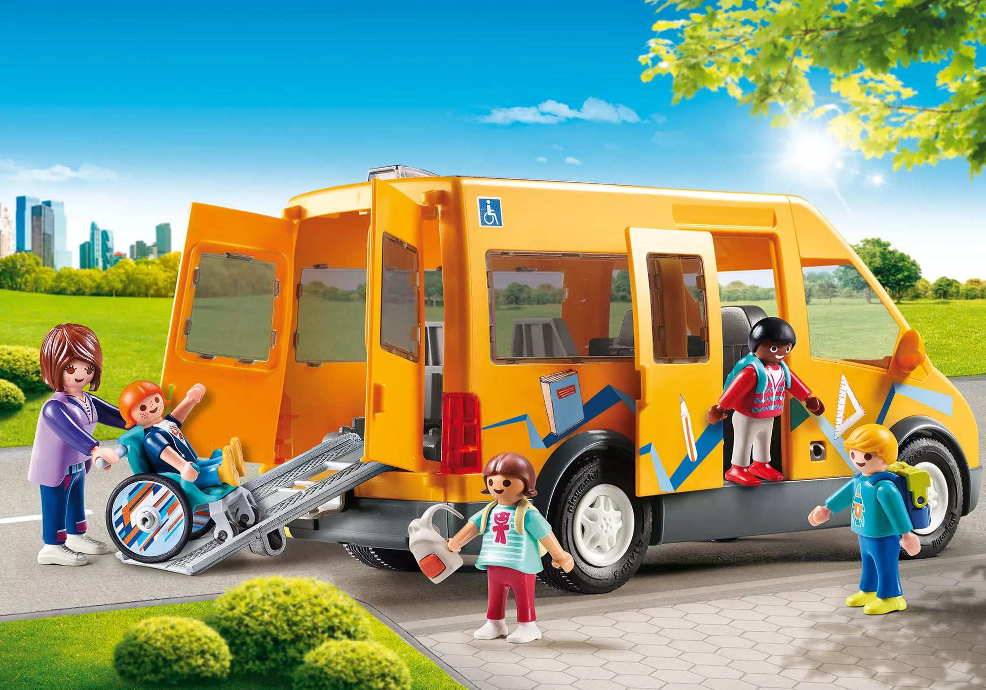 Playmobil 9419 City Life Promo Pack Schulbus - plegobil
