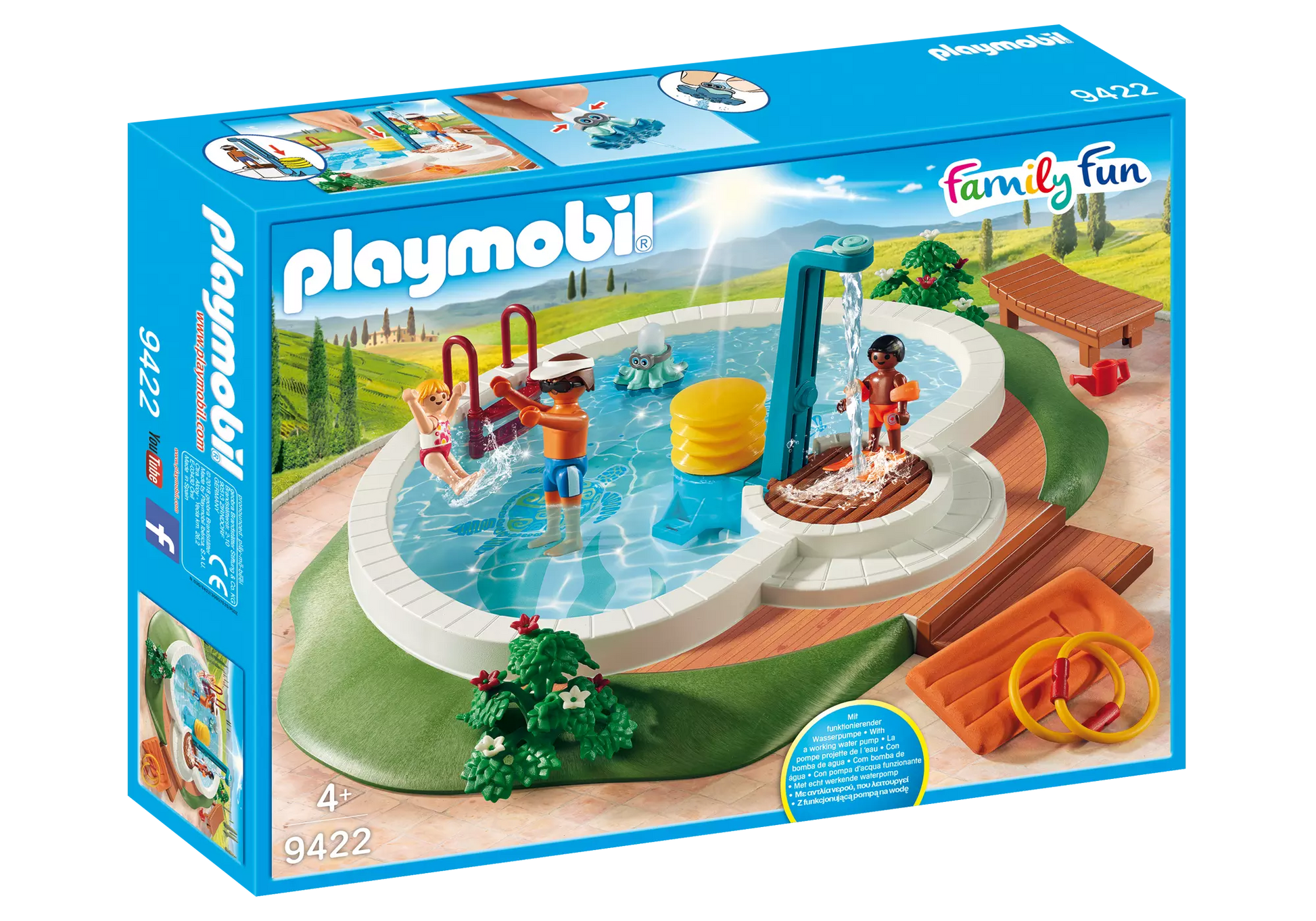 Playmobil 9422 Family Fun Swimmingpool - plegobil