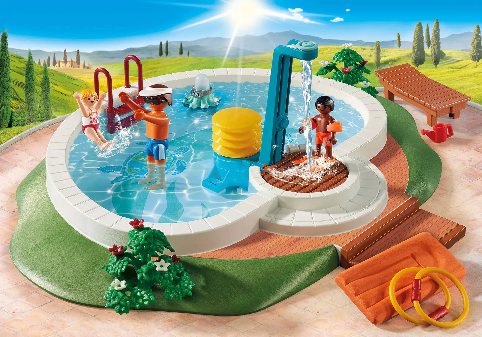 Playmobil 9422 Family Fun Swimmingpool - plegobil