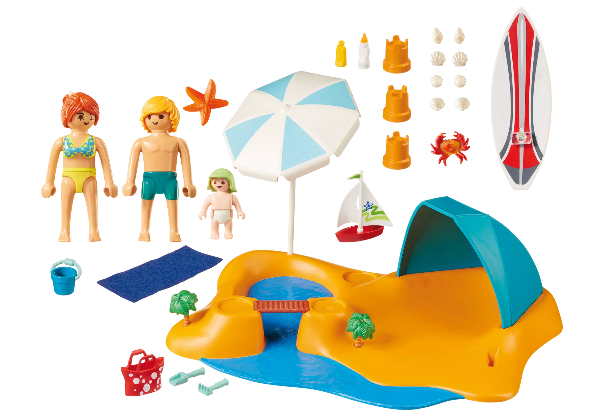 Playmobil 9425 Family Fun Familie am Strand - plegobil