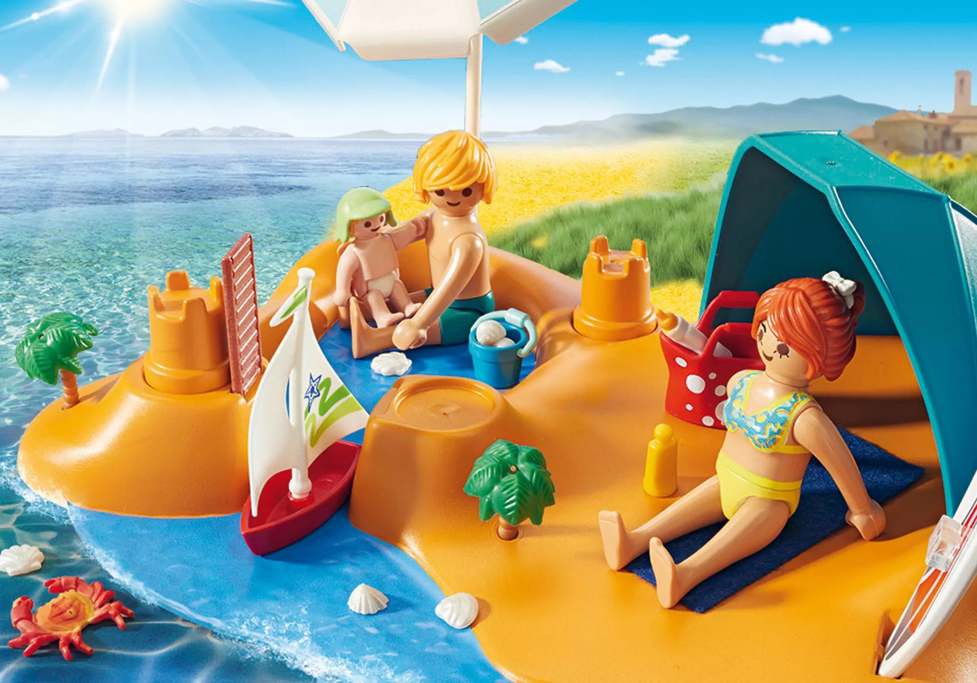 Playmobil 9425 Family Fun Familie am Strand - plegobil