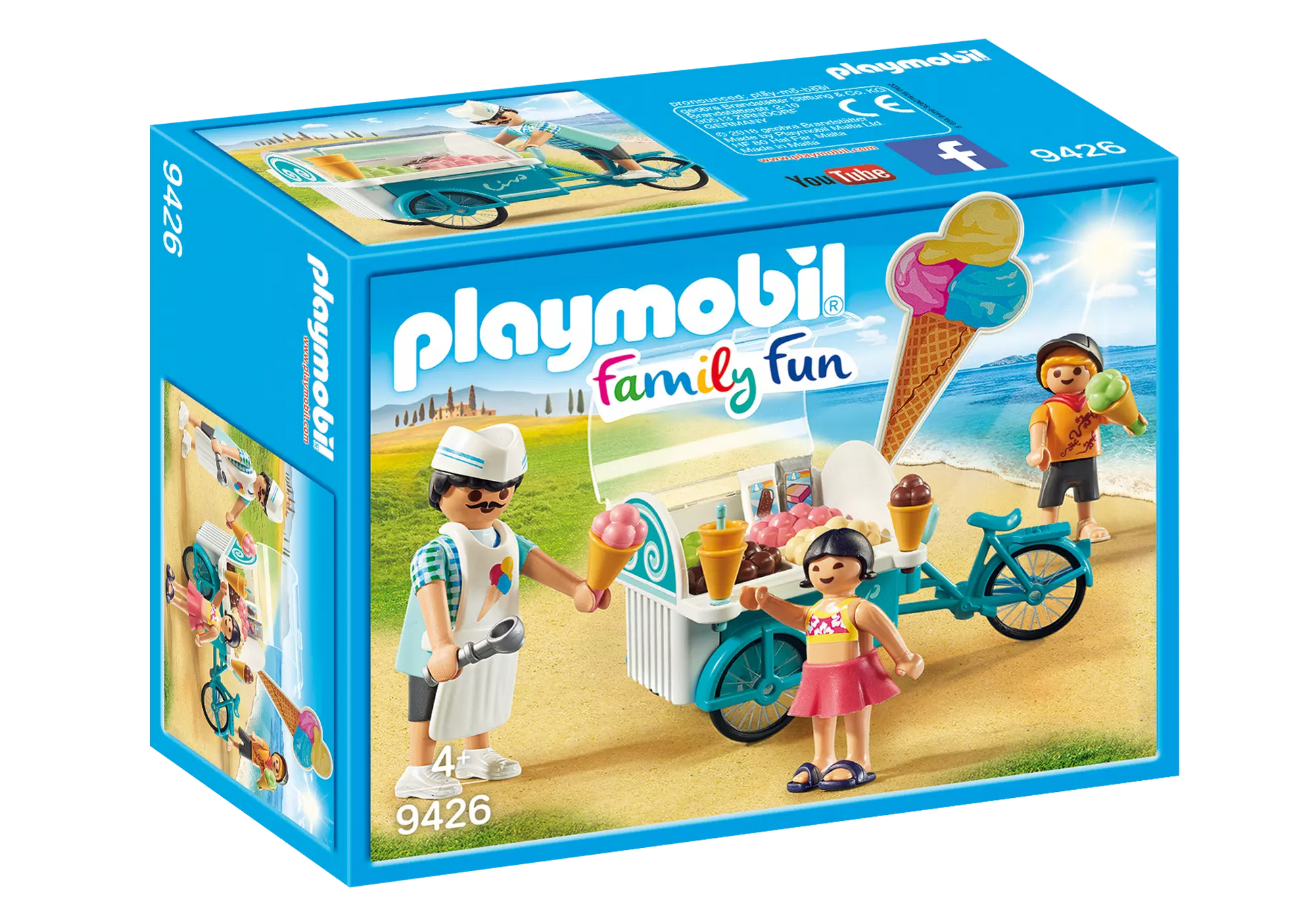 Playmobil 9426 Family Fun Fahrrad mit Eiswagen - plegobil