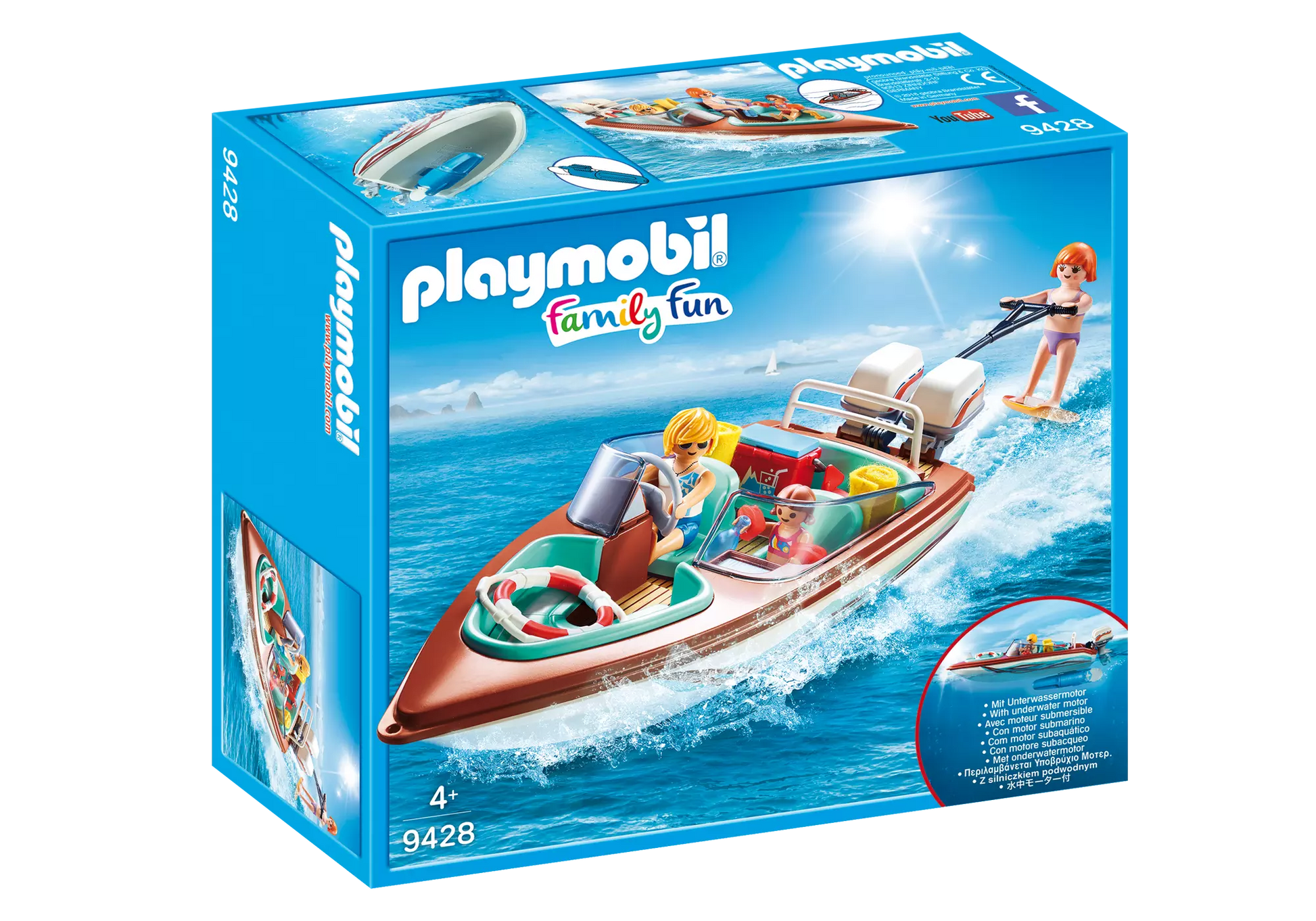 Playmobil 9428 Family Fun Motorboot mit Unterwassermotor - plegobil