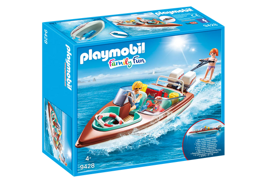 Playmobil 9428 Family Fun Motorboot mit Unterwassermotor - plegobil