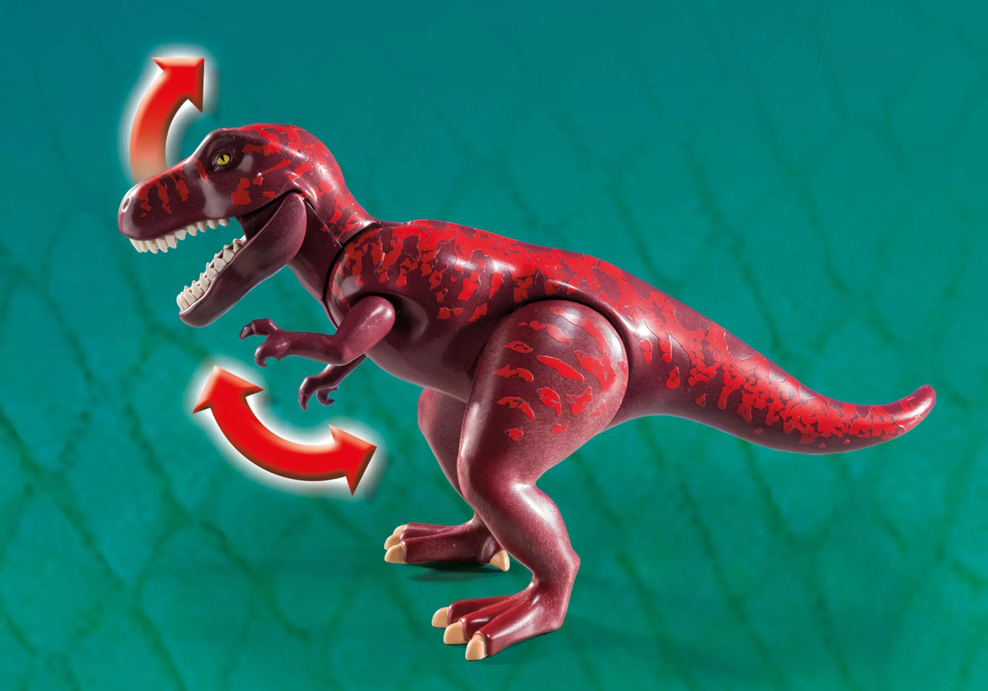 Playmobil 9429 Dinos Basecamp mit T-Rex und Lichteffekten - plegobil