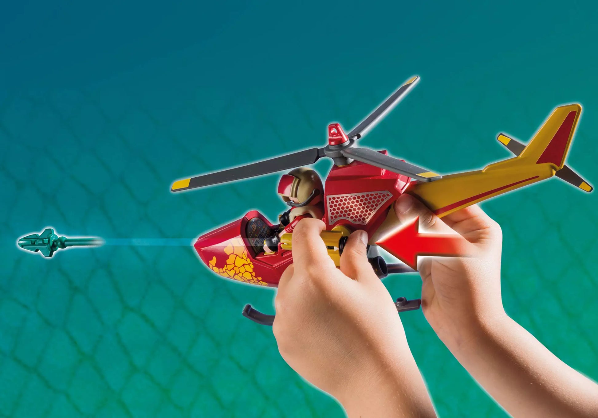 Playmobil 9430 Explorers Helikopter mit Flugsaurier - plegobil