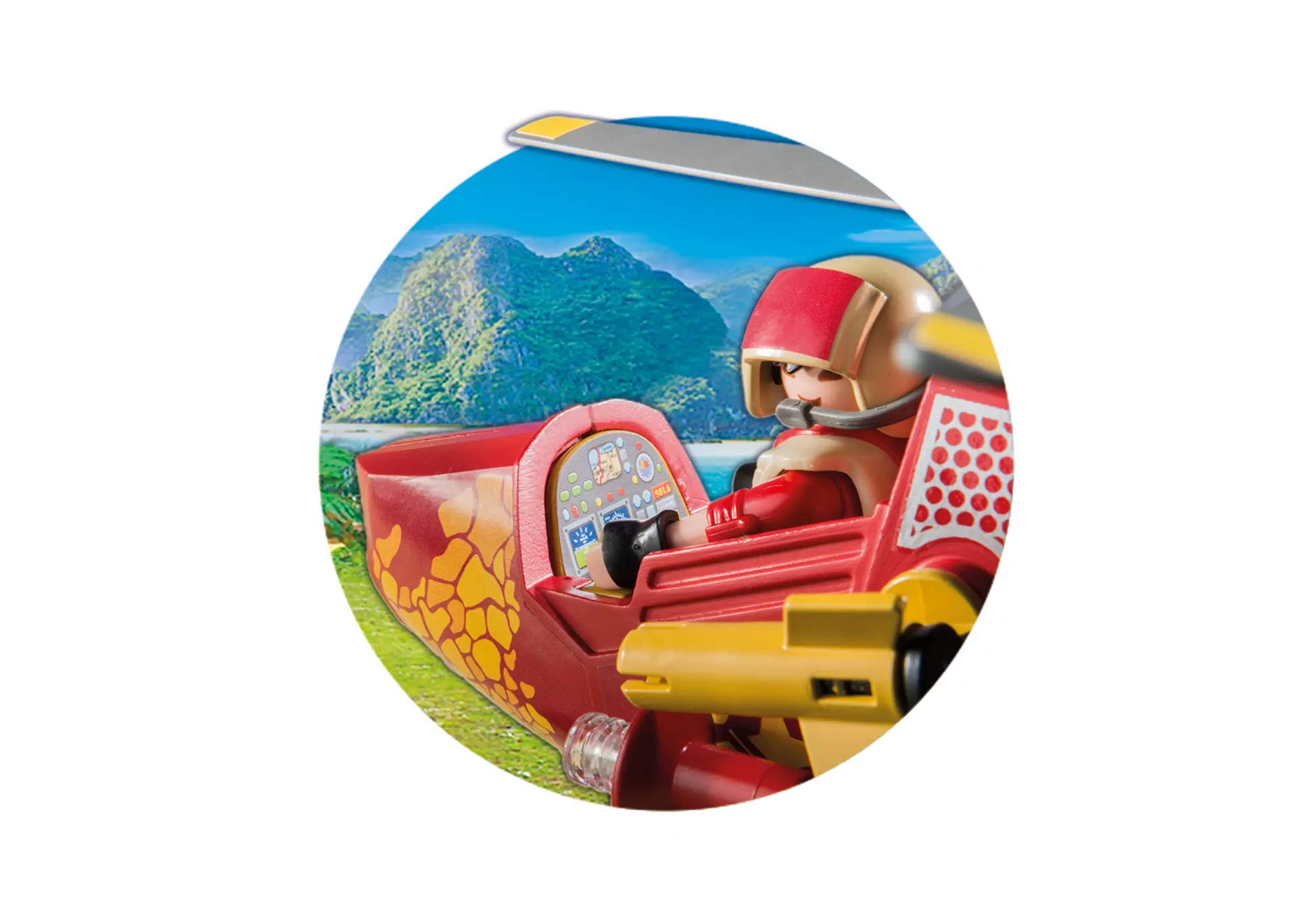 Playmobil 9430 Explorers Helikopter mit Flugsaurier - plegobil
