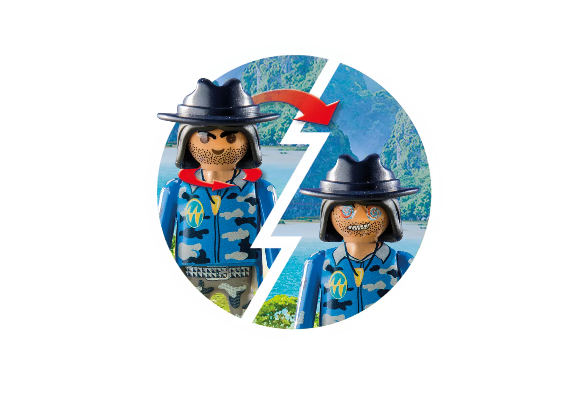 Playmobil 9434 Dinos Offroader mit Dino-Fangnetz - plegobil