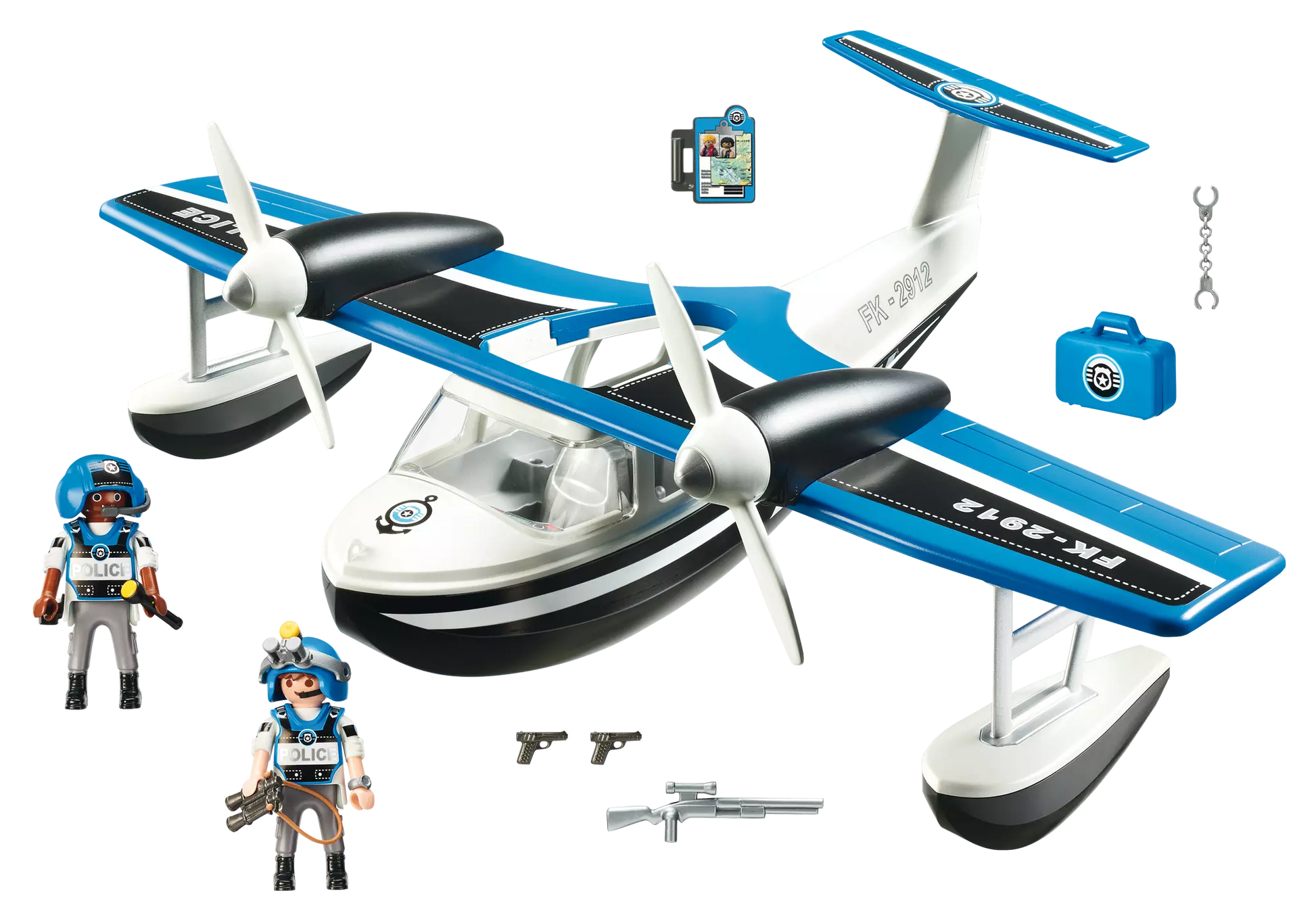 Playmobil 9436 Action Polizei-Wasserflugzeug - plegobil