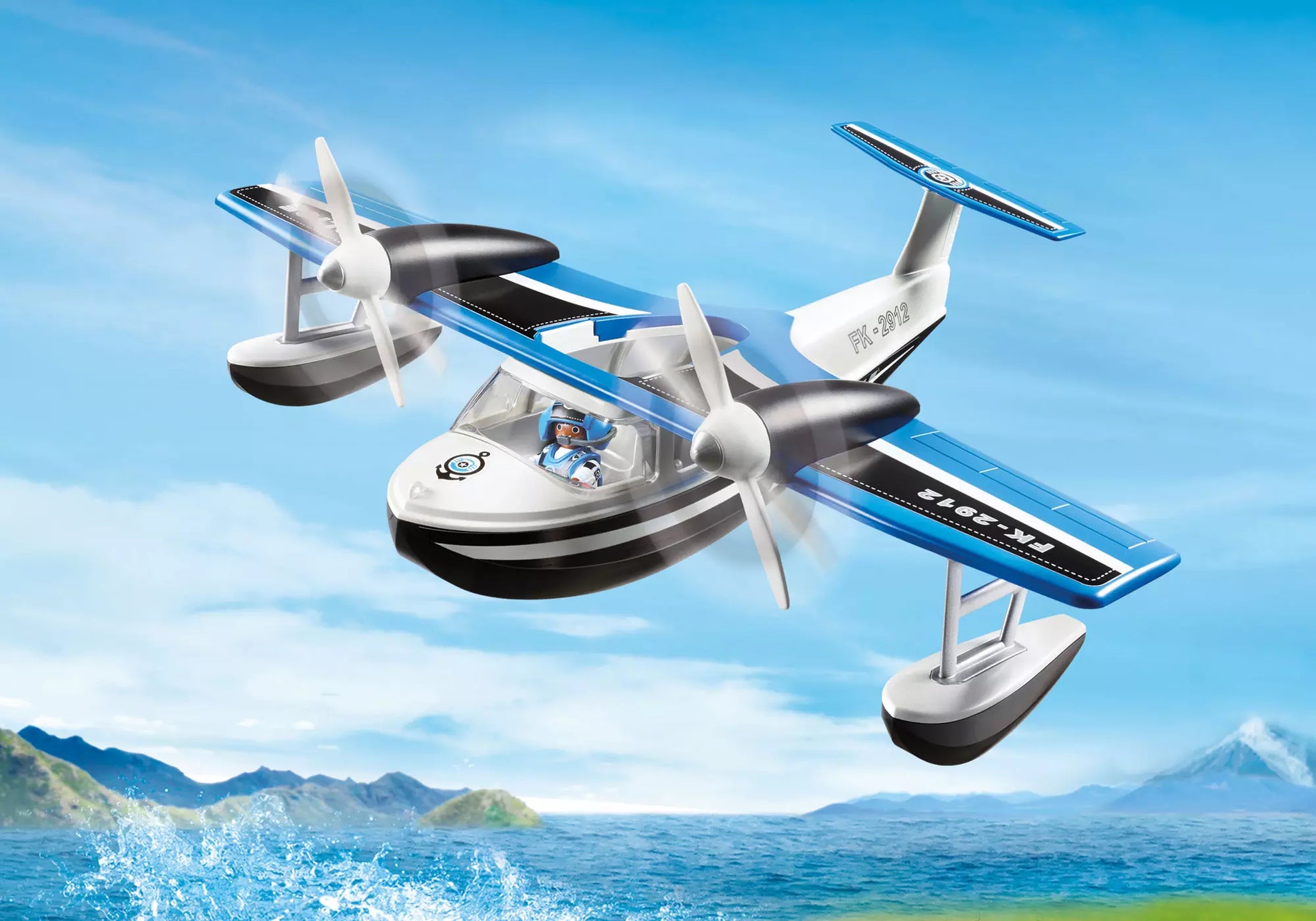 Playmobil 9436 Action Polizei-Wasserflugzeug - plegobil