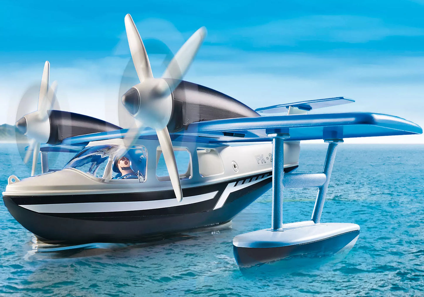 Playmobil 9436 Action Polizei-Wasserflugzeug - plegobil