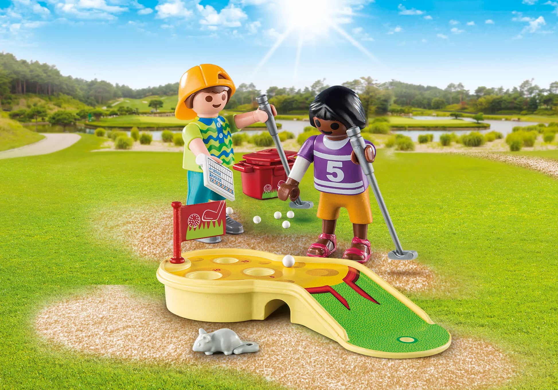 Playmobil 9439 Special Plus Kinder beim Minigolf - plegobil