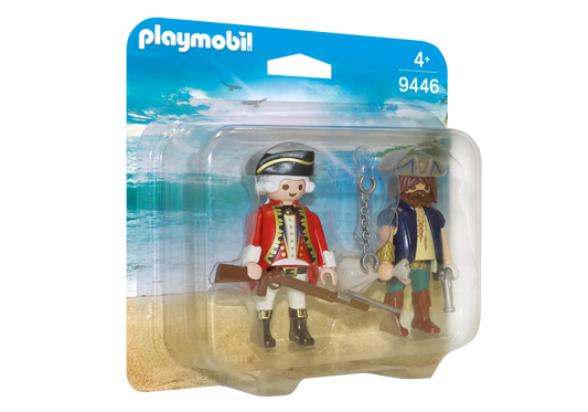 Playmobil 9446 Pirates DuoPack Pirat und Soldat - plegobil