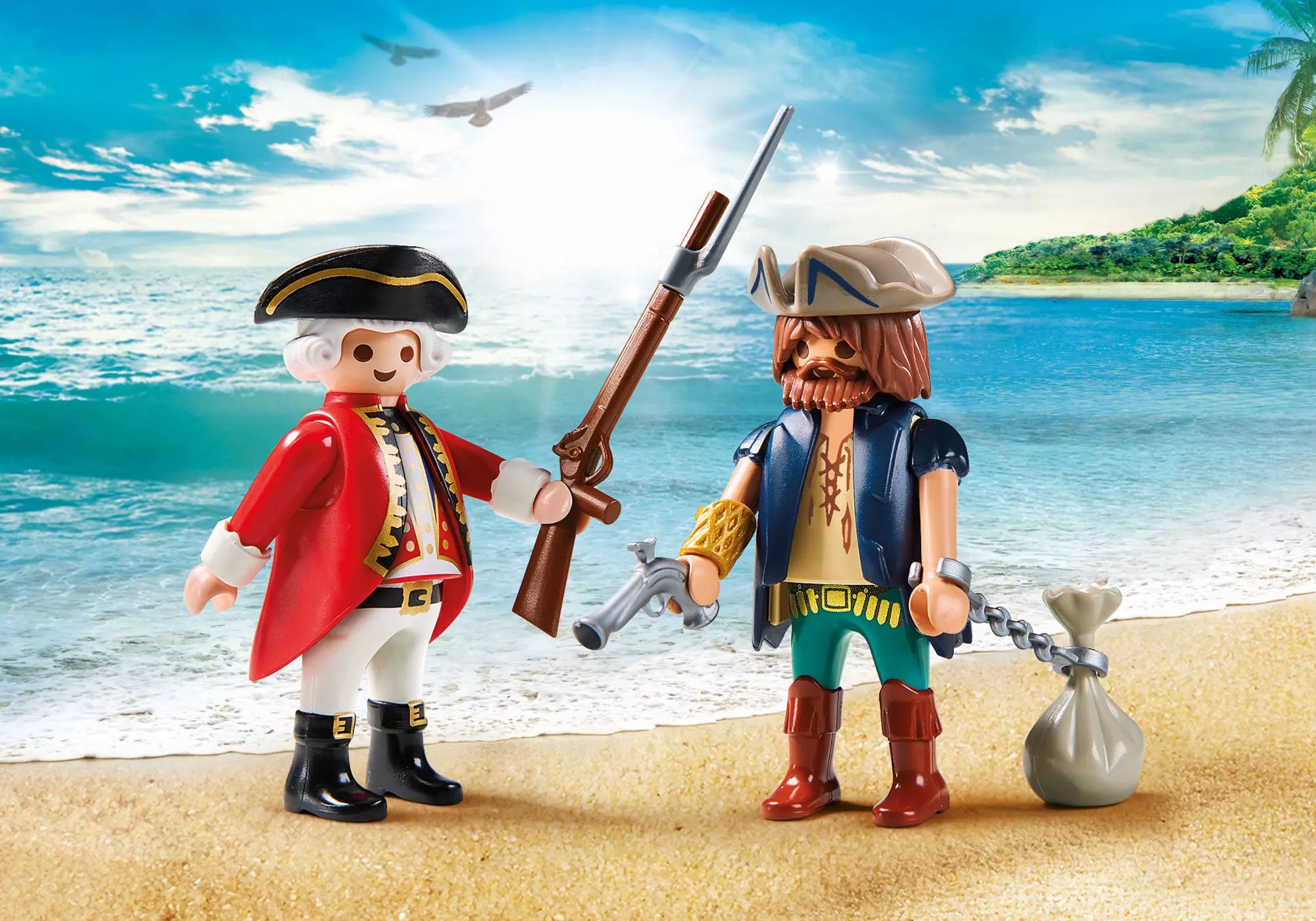 Playmobil 9446 Pirates DuoPack Pirat und Soldat - plegobil