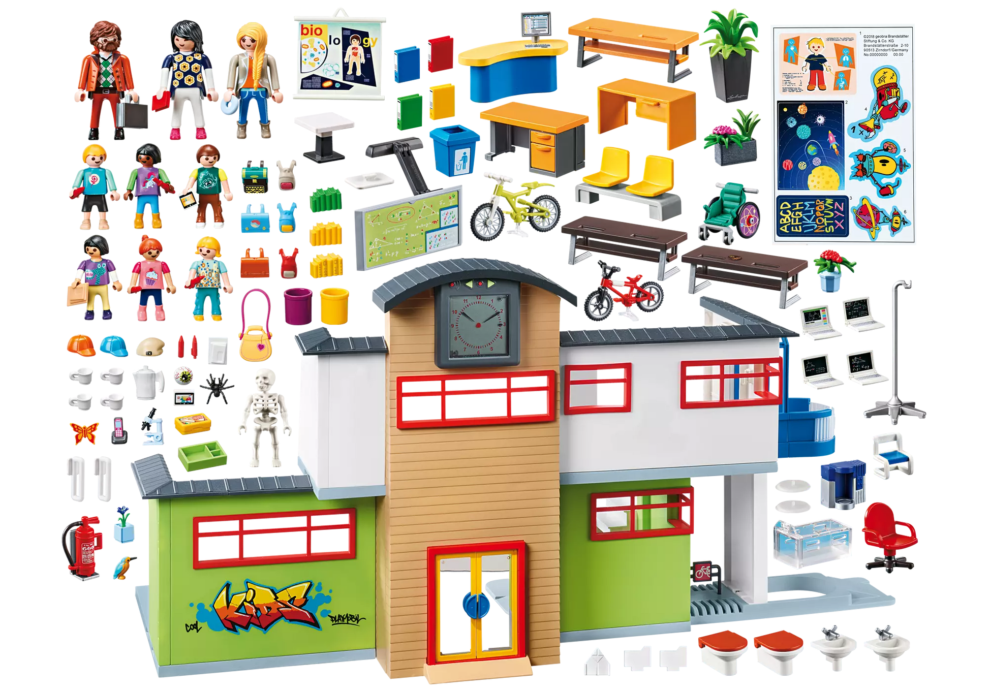 Playmobil 9453 City Life Große Schule mit Einrichtung - plegobil