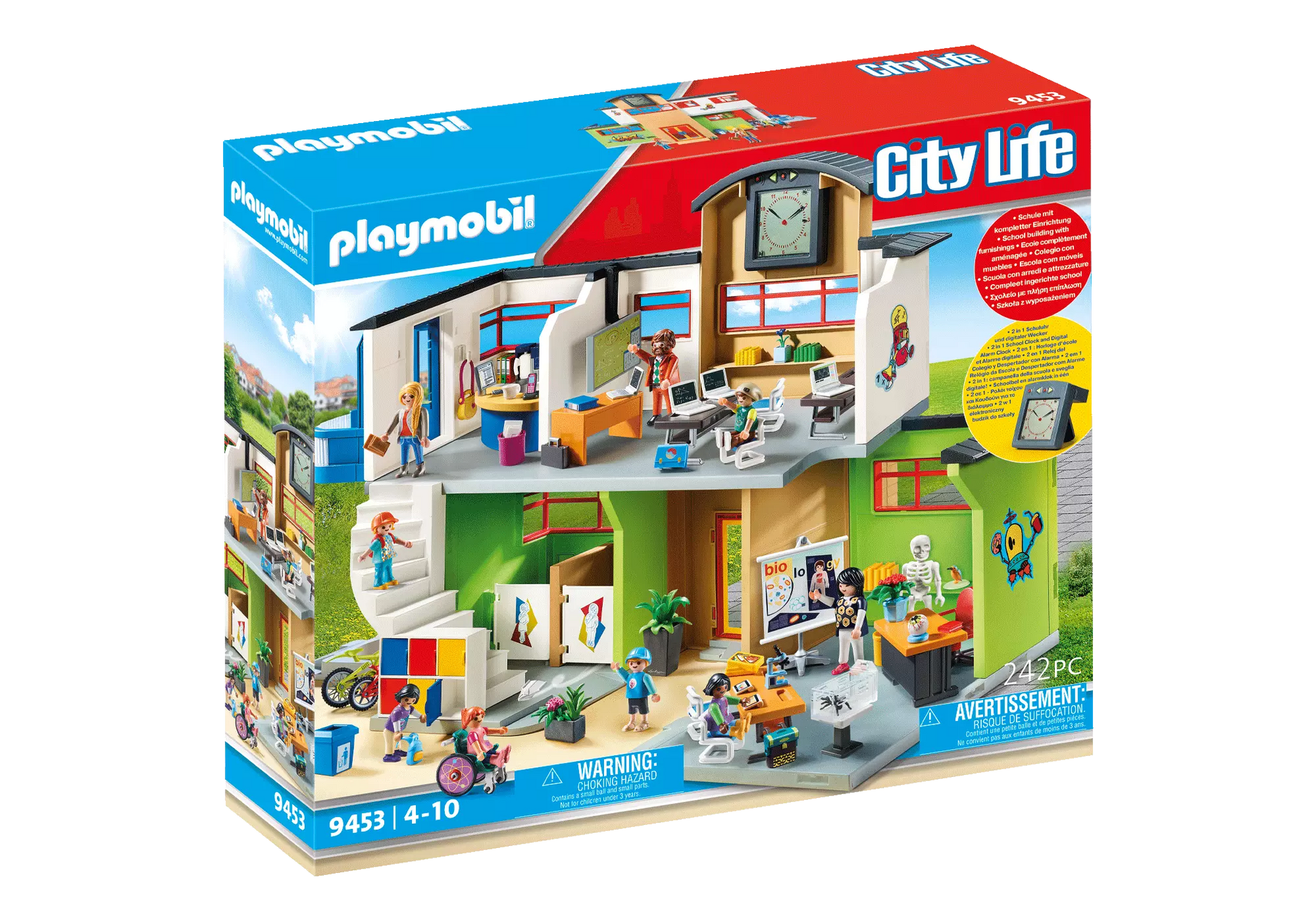 Playmobil 9453 City Life Große Schule mit Einrichtung - plegobil