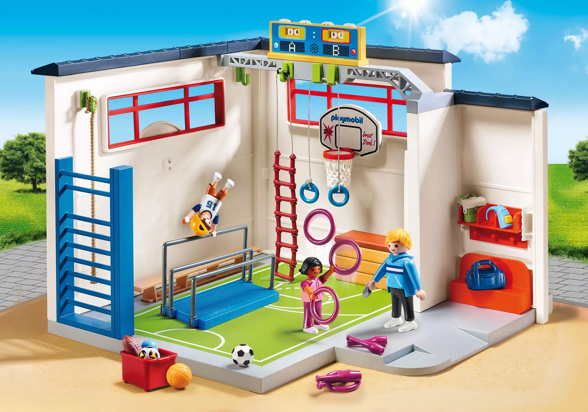 Playmobil 9454 City Life Turnhalle - plegobil
