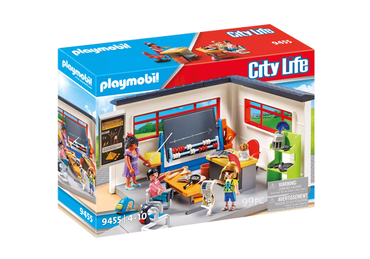Playmobil 9455 City Life Klassenzimmer Geschichtsunterricht - plegobil