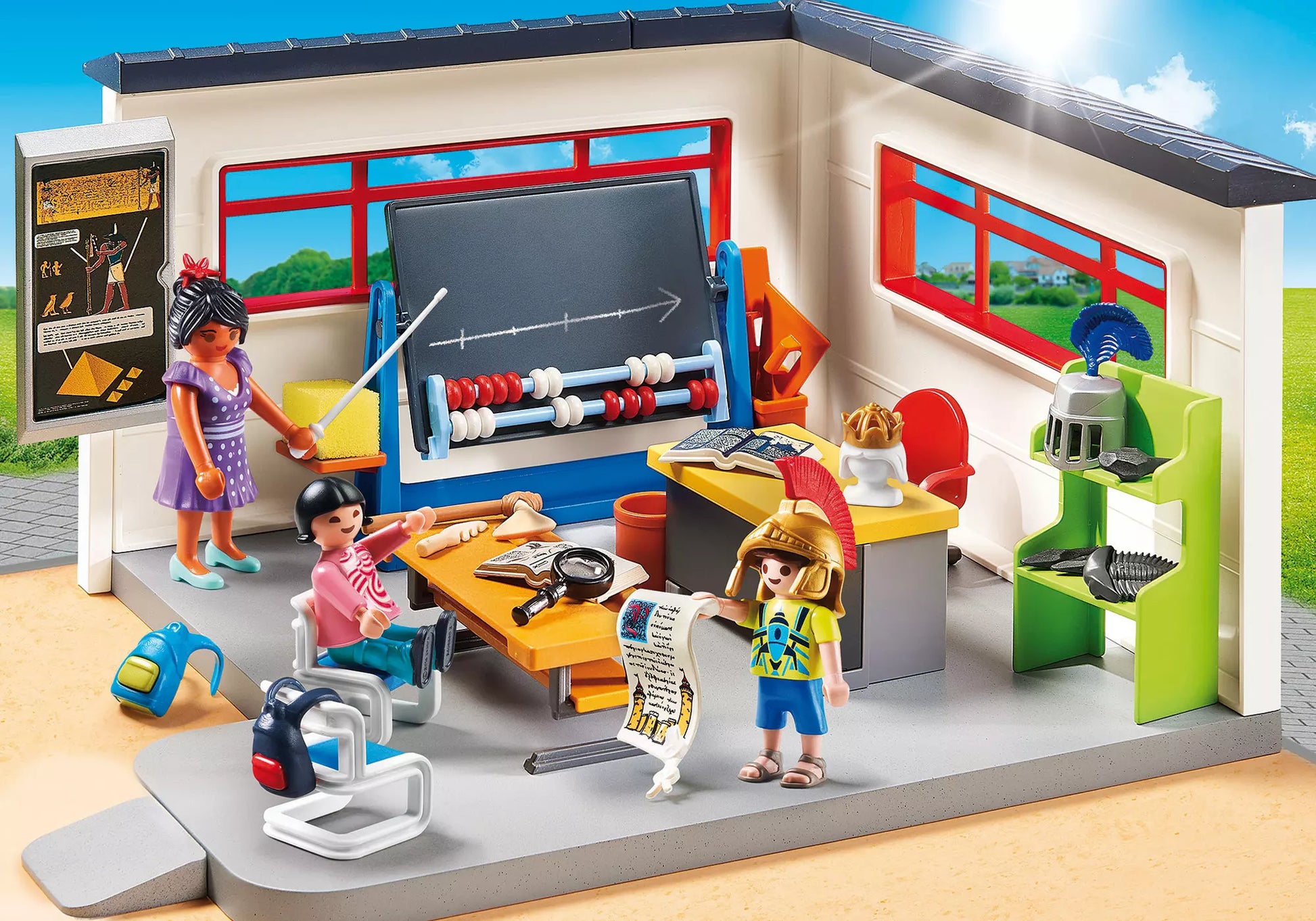 Playmobil 9455 City Life Klassenzimmer Geschichtsunterricht - plegobil
