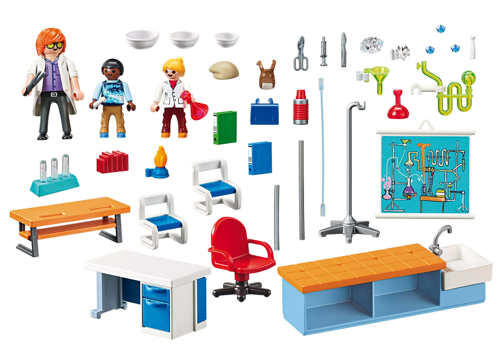 Playmobil 9456 City Life Chemieunterricht - plegobil