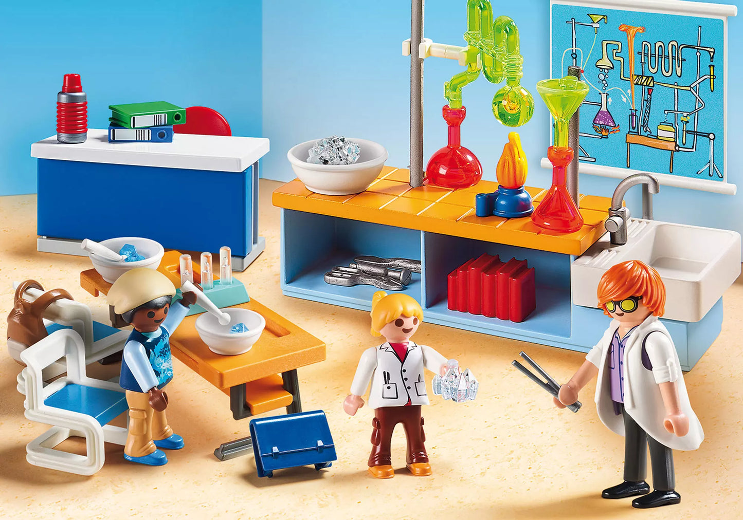 Playmobil 9456 City Life Chemieunterricht - plegobil