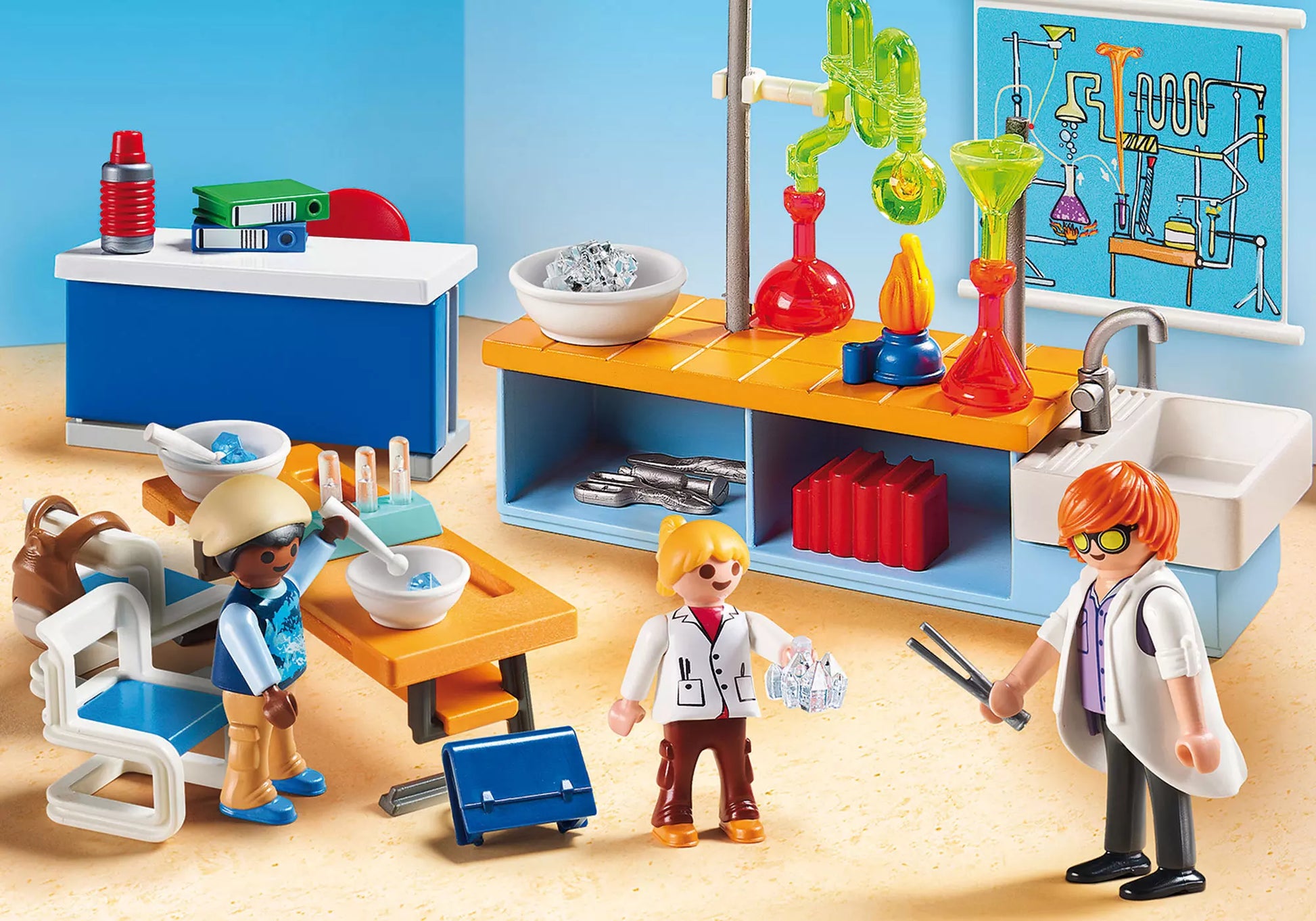 Playmobil 9456 City Life Chemieunterricht - plegobil