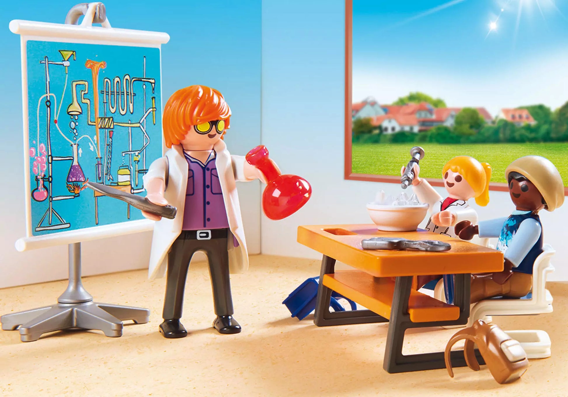 Playmobil 9456 City Life Chemieunterricht - plegobil