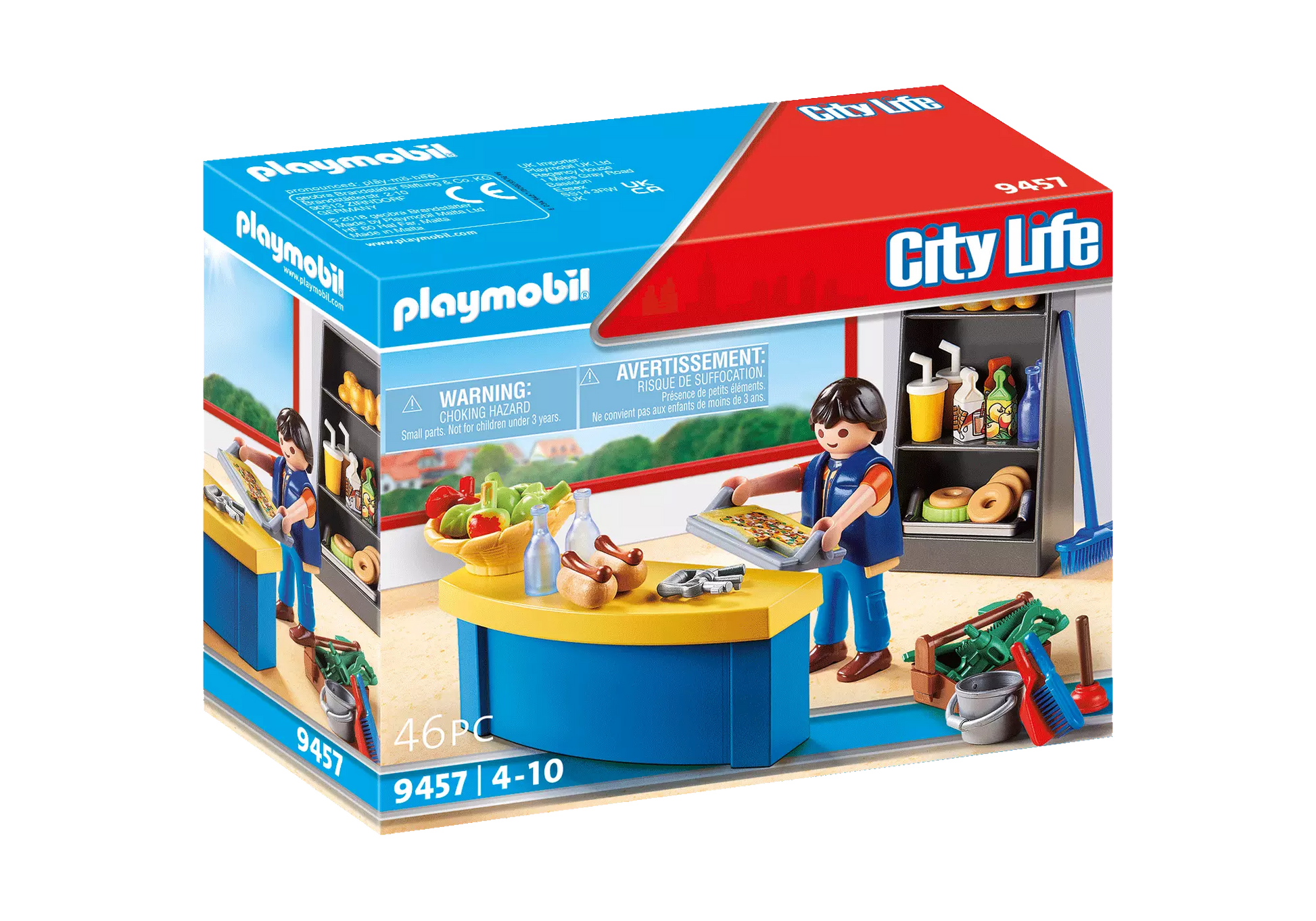 Playmobil 9457 City Life Hausmeister mit Kiosk - plegobil