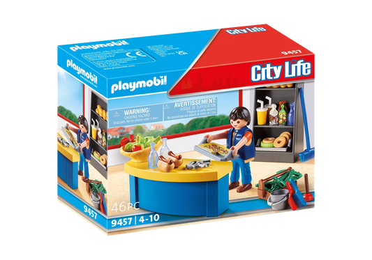 Playmobil 9457 City Life Hausmeister mit Kiosk - plegobil