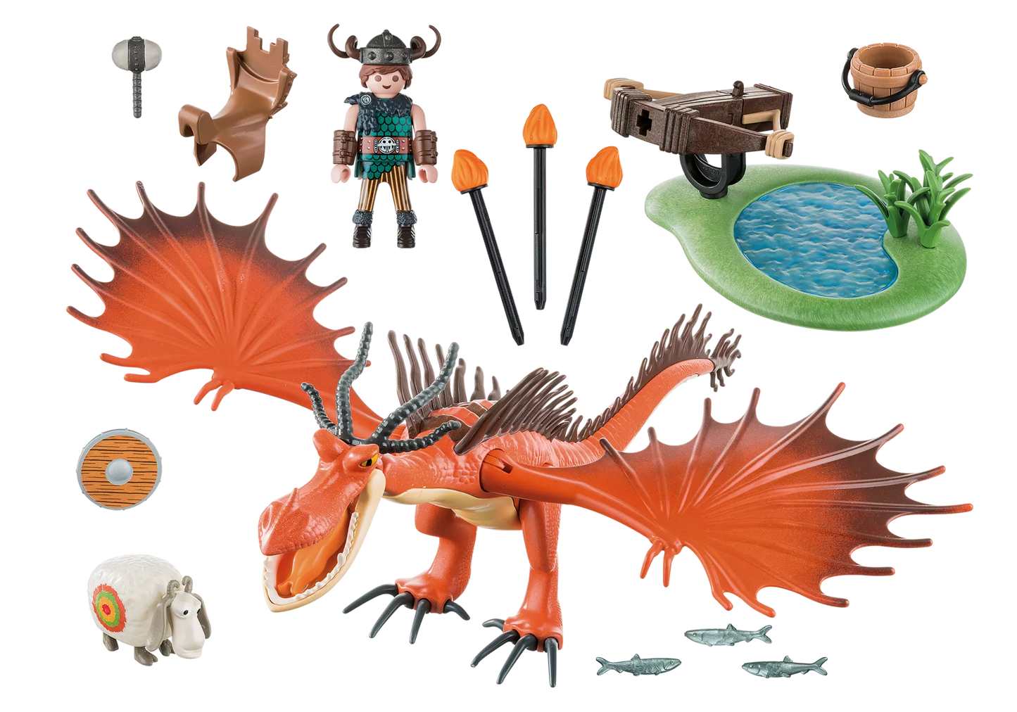 Playmobil 9459 Dragons Rotzbakke und Hakenzahn - plegobil