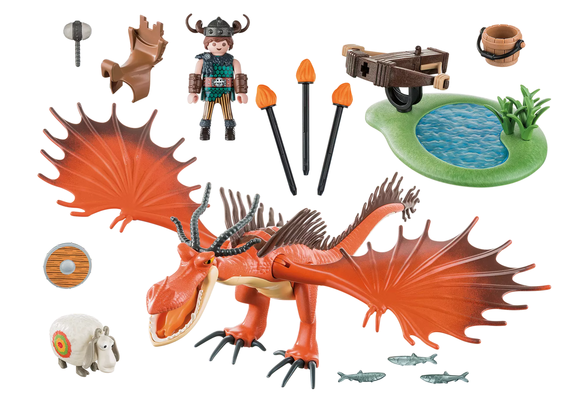 Playmobil 9459 Dragons Rotzbakke und Hakenzahn - plegobil