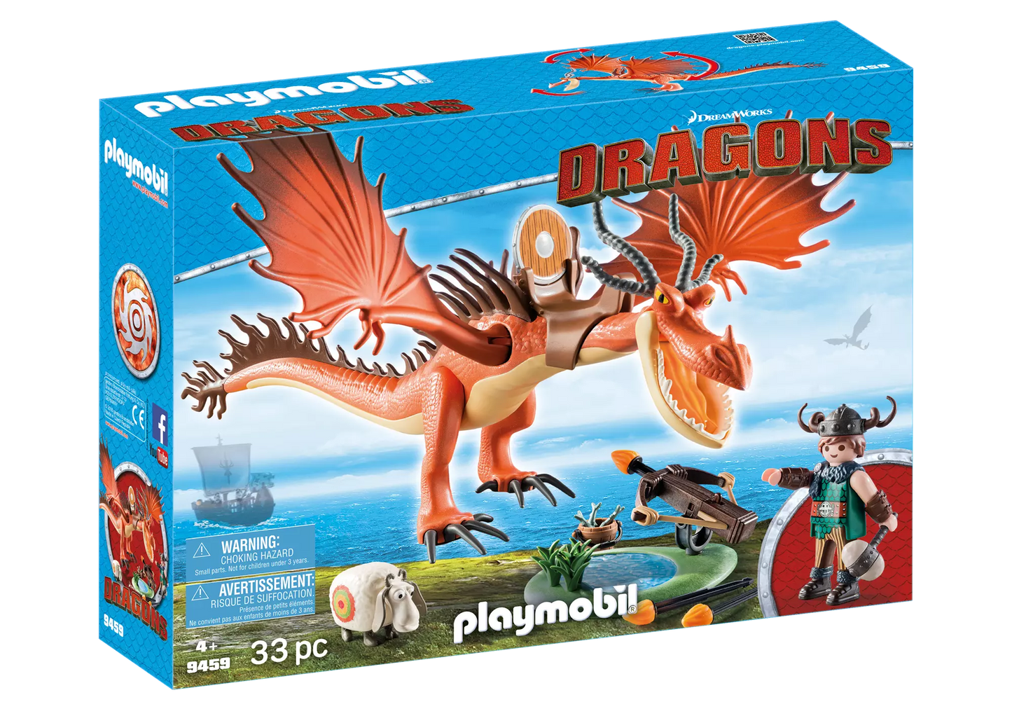 Playmobil 9459 Dragons Rotzbakke und Hakenzahn - plegobil