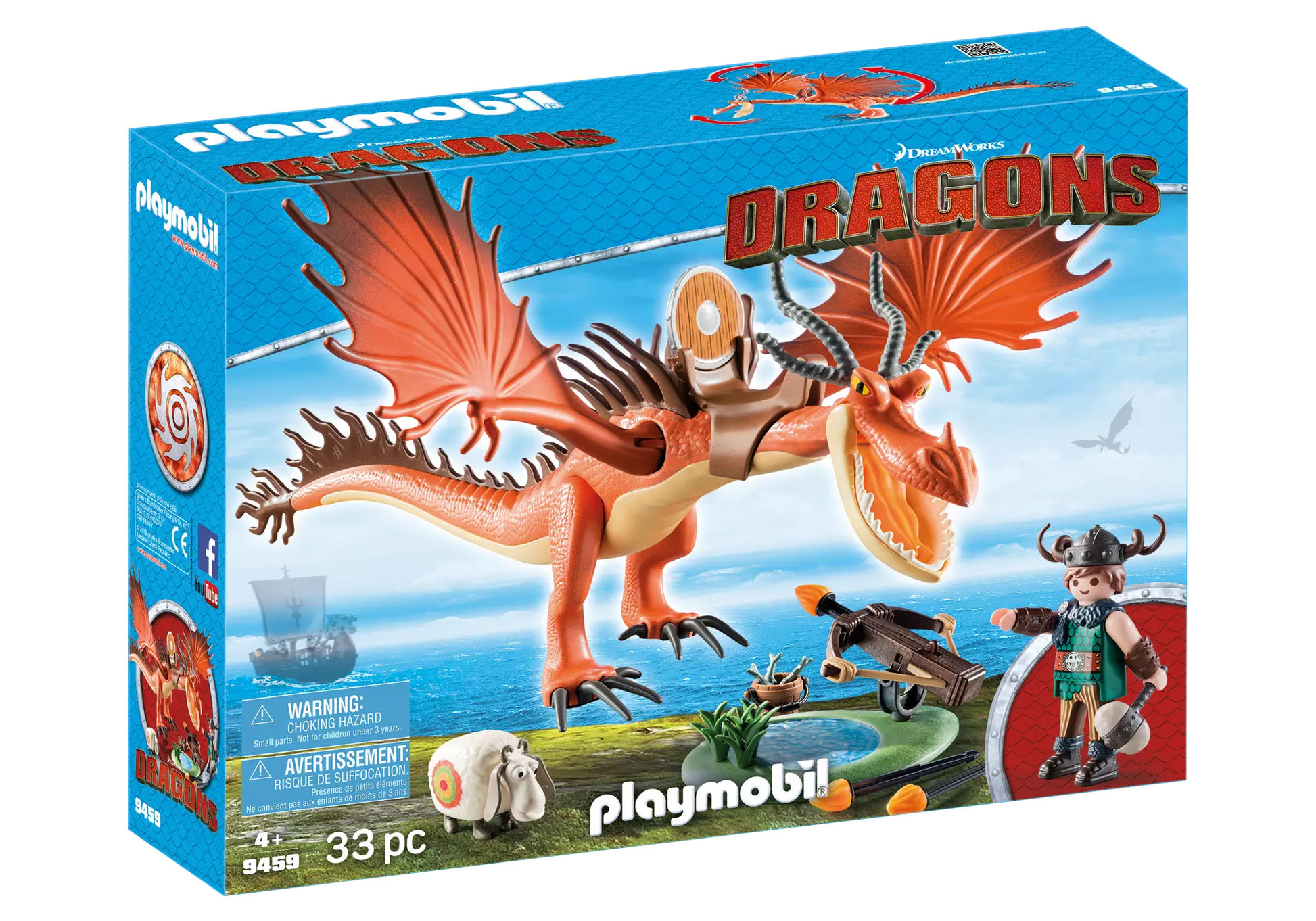 Playmobil 9459 Dragons Rotzbakke und Hakenzahn - plegobil