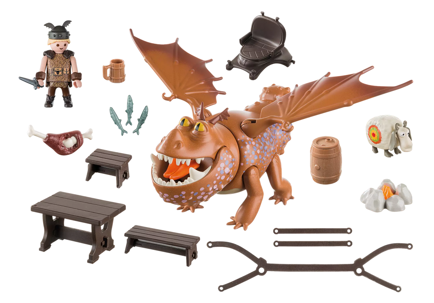 Playmobil 9460 Dragons Fischbein und Fleischklops - plegobil