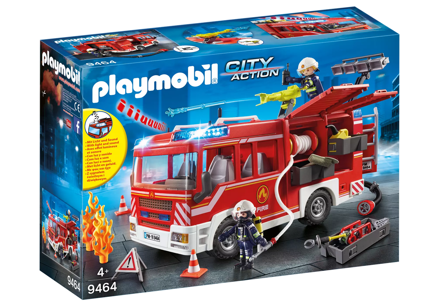 Playmobil 9464 City Action Feuerwehr-Rüstfahrzeug - plegobil