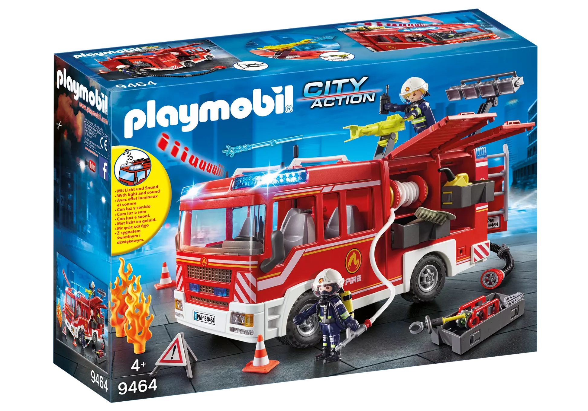 Playmobil 9464 City Action Feuerwehr-Rüstfahrzeug - plegobil