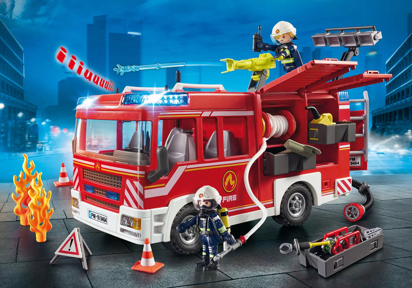 Playmobil 9464 City Action Feuerwehr-Rüstfahrzeug - plegobil