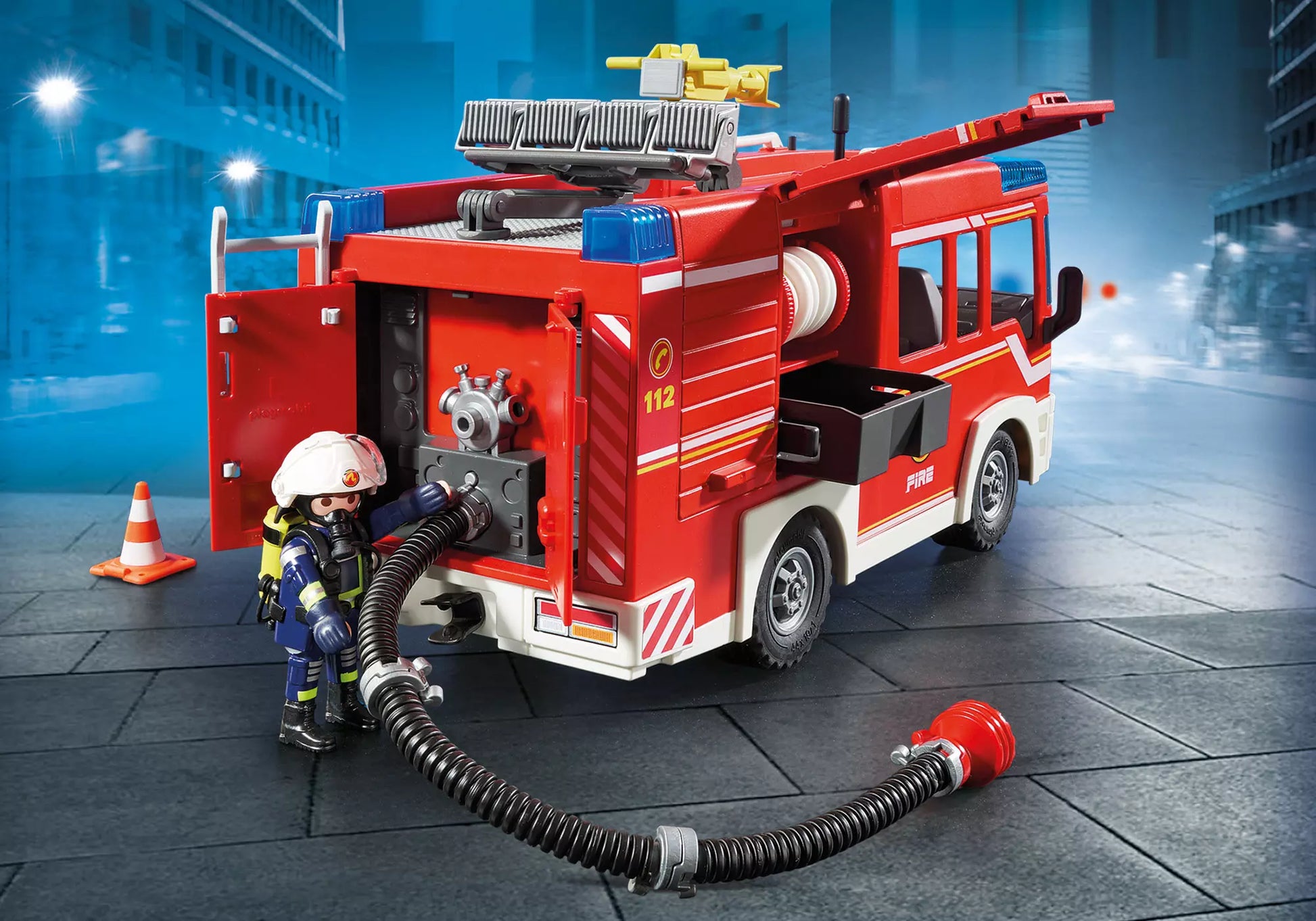 Playmobil 9464 City Action Feuerwehr-Rüstfahrzeug - plegobil